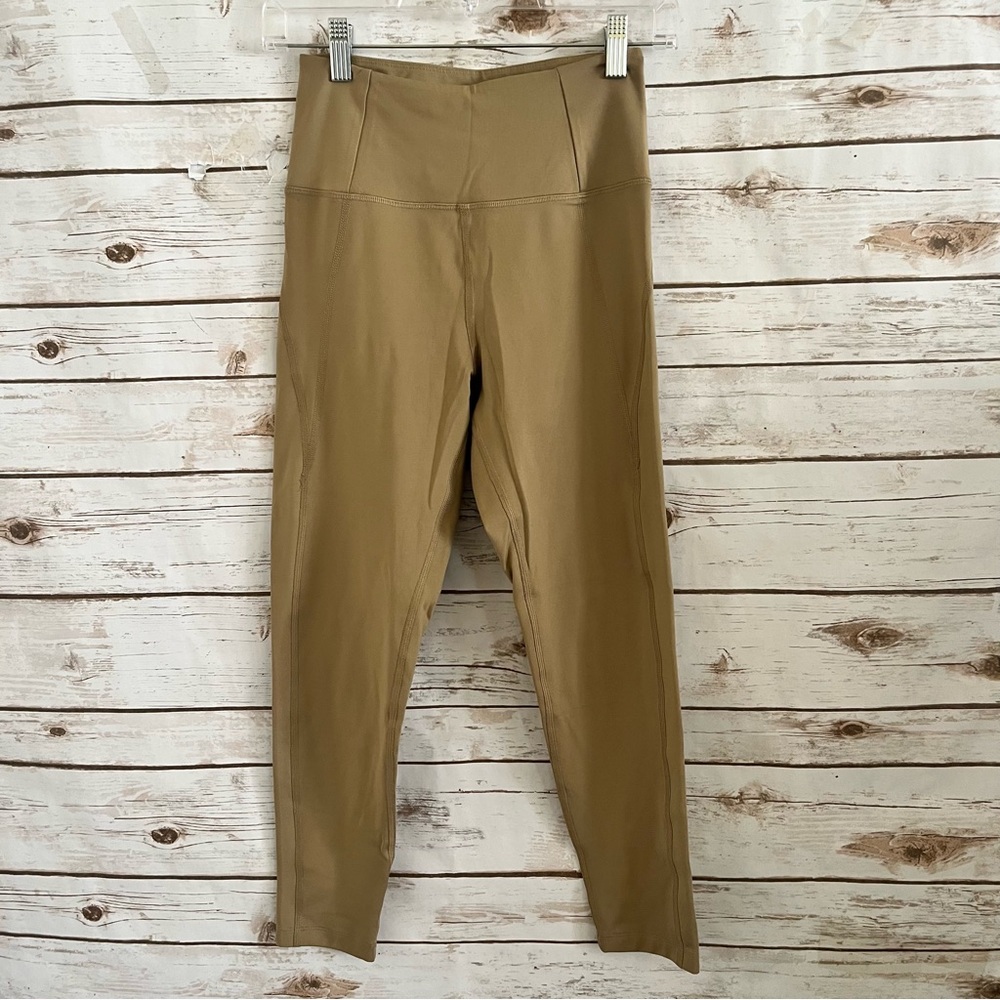 Girlfriend Collective Sand Color Leggings Size Small